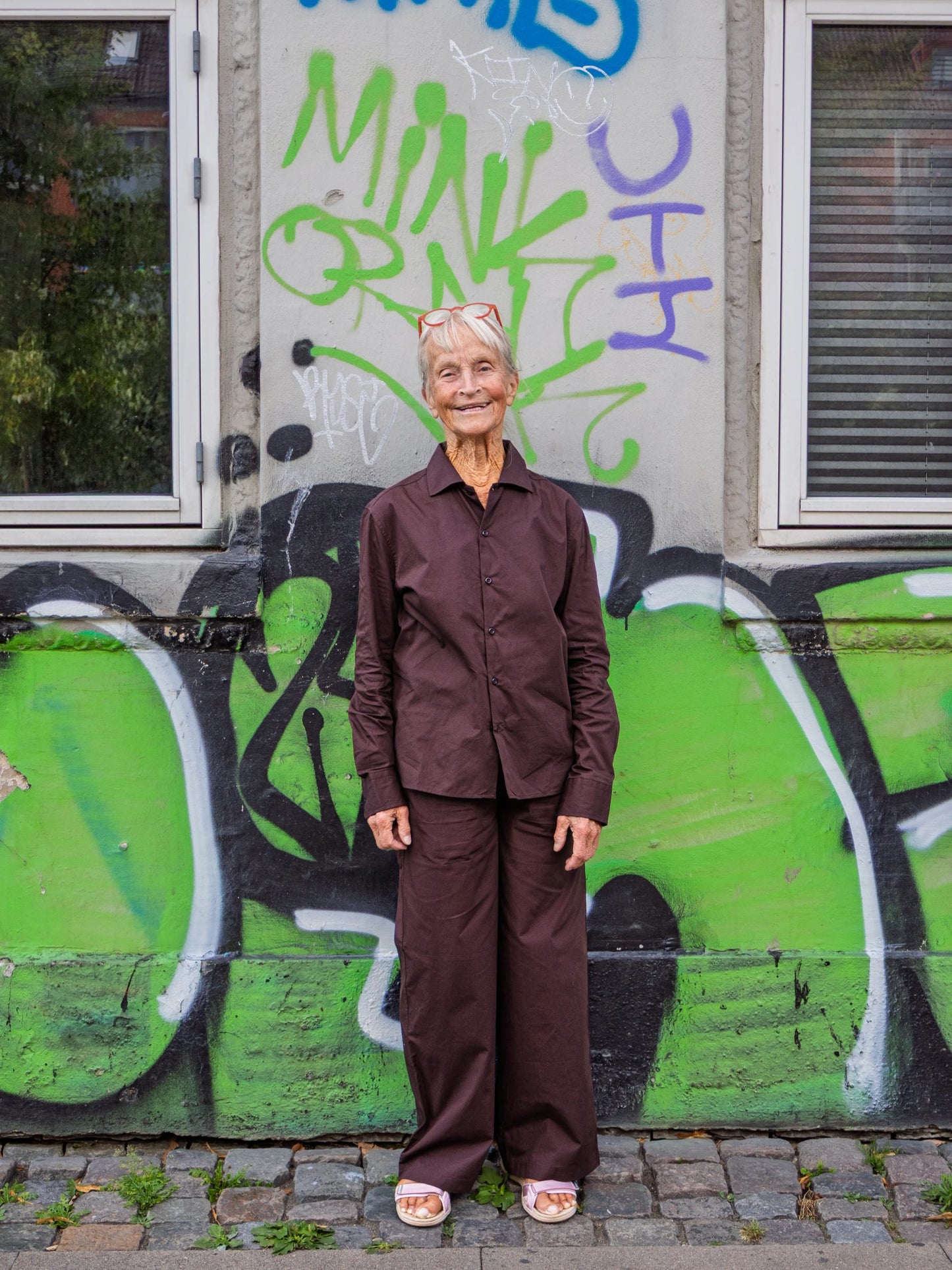 Bodil is 162 cm tall and wears size S.