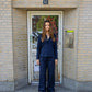 Kajsa is 174 cm tall and wears size S. | navy