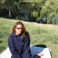 Anna is 174 cm long and wears size M in both sweats and hoodie. 