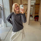 Sofie is 170 cm tall and wears size M. | dark grey