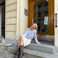 Sofie is 170 cm tall and wears size M. | grey
